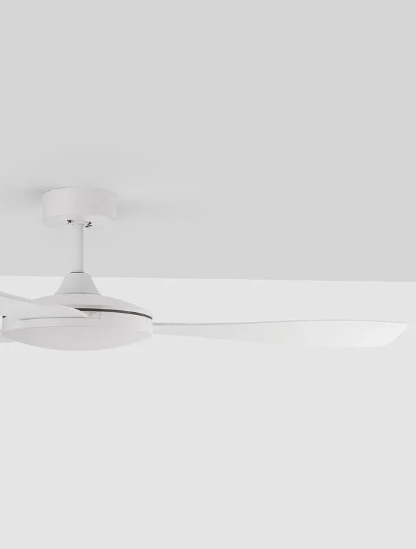 B-Ware Nova Luce Deckenventilator Lüfter BLAIRE Weiß 132cm AC Motor SIEHE TEXT