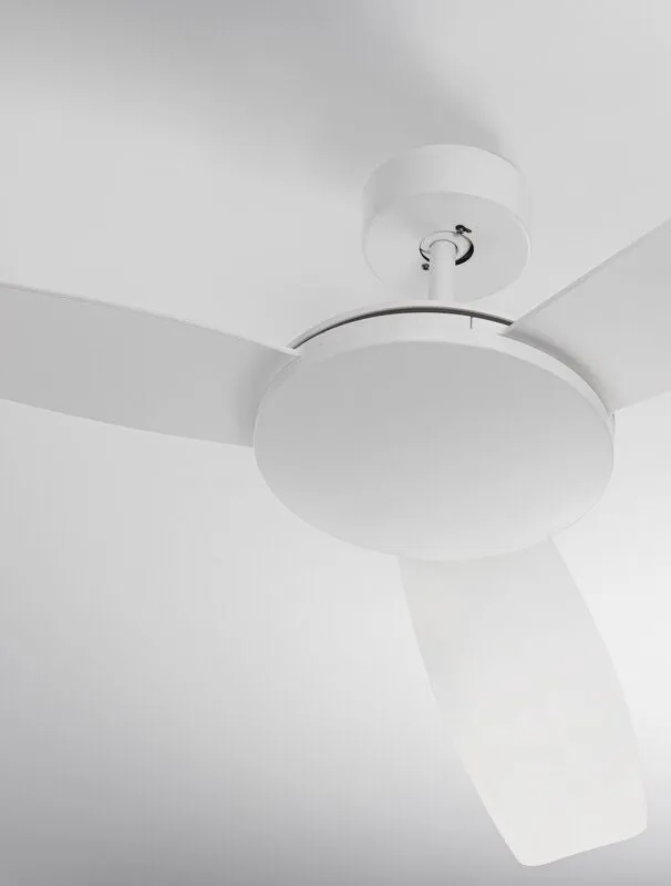 B-Ware Nova Luce Deckenventilator Lüfter BLAIRE Weiß 132cm AC Motor SIEHE TEXT