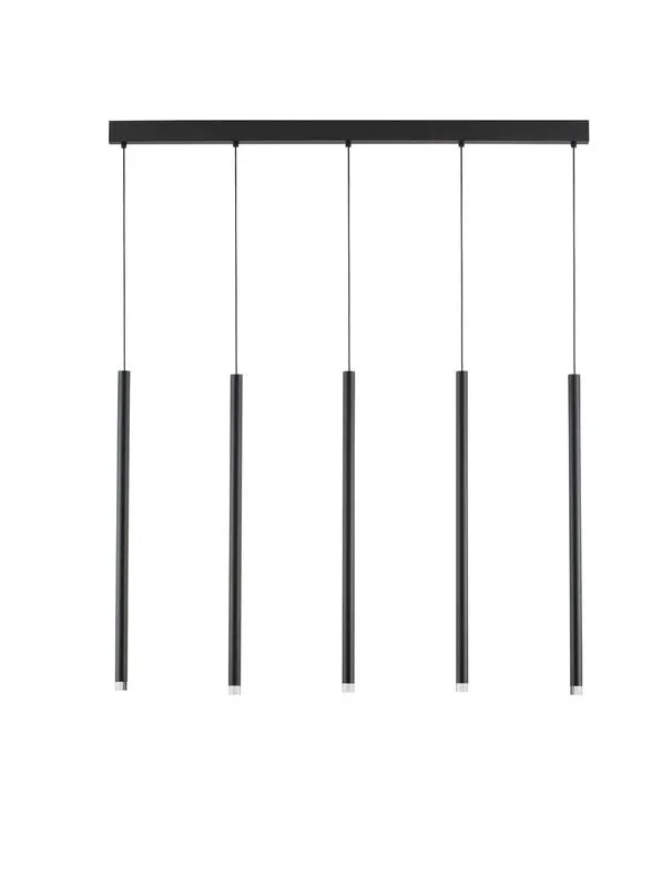 B-Ware Nova Luce Pendelleuchte Hängeleuchte DANDIA LED Schwarz 27W SIEHE TEXT