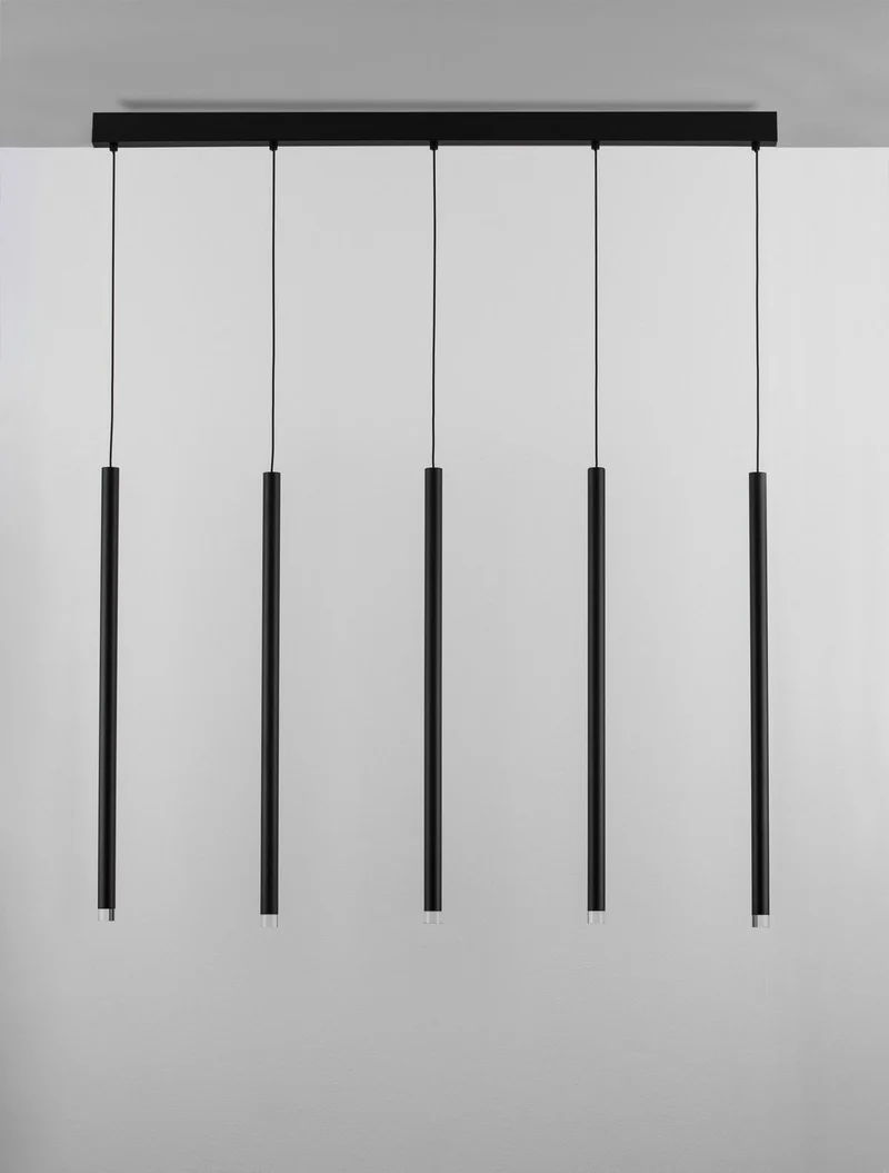 B-Ware Nova Luce Pendelleuchte Hängeleuchte DANDIA LED Schwarz 27W SIEHE TEXT