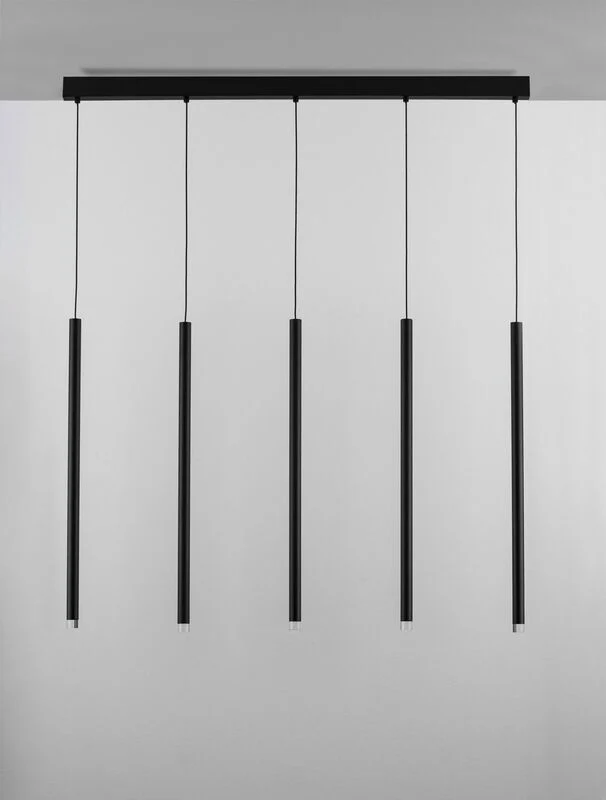 B-Ware Nova Luce Pendelleuchte Hängeleuchte DANDIA LED Schwarz 27W SIEHE TEXT