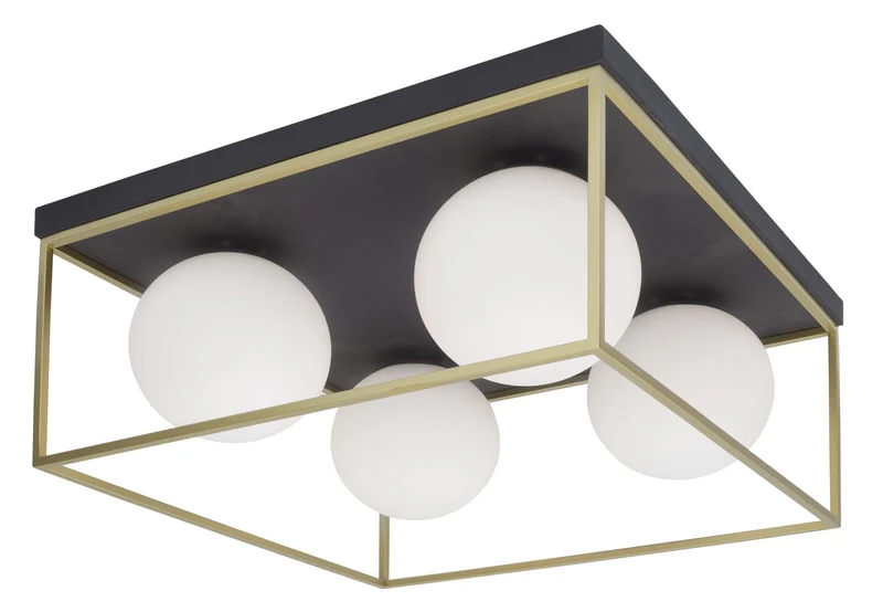 B-Ware Nova Luce Deckenleuchte Deckenlampe JULIET Gold E14 LED Lampe SIEHE TEXT/FOTO