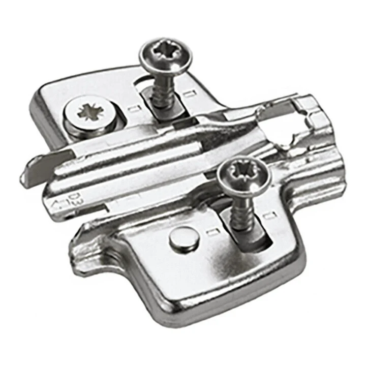 14x B-Ware Hettich Montageplatte Kreuzmontageplatte Stahl nickel Sensys Intermat 14 STÜCK