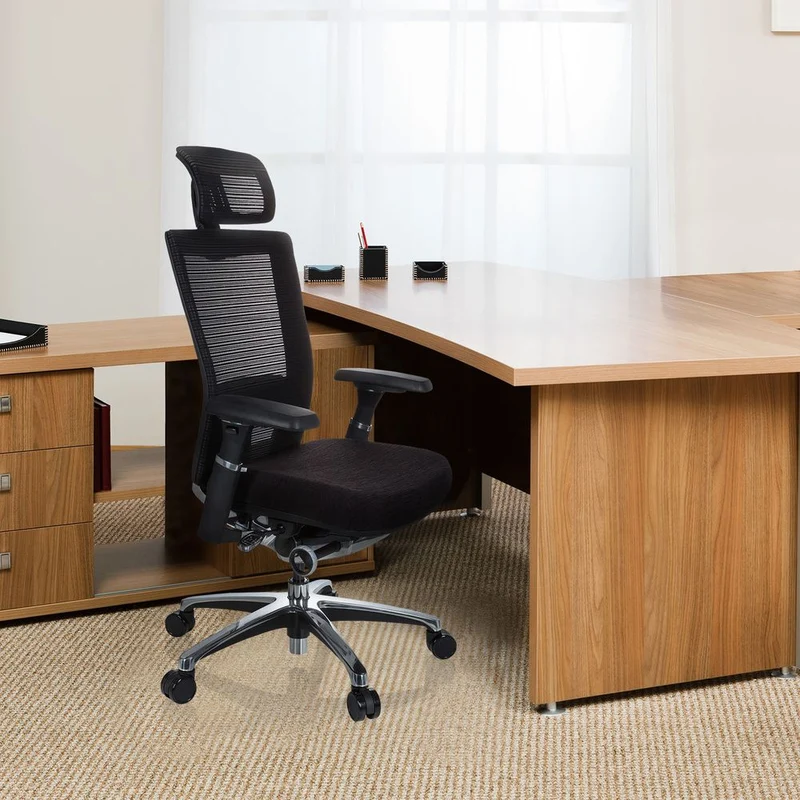 B-Ware hjh OFFICE NOVA PRO I High End Bürostuhl Schwarz Netz