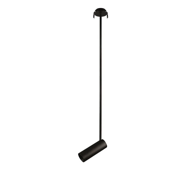 B-Ware NOVA LUCE Pendelleuchte Hängelampe BRANDO Schwarz Einbauleuchte Alu GU10 LED