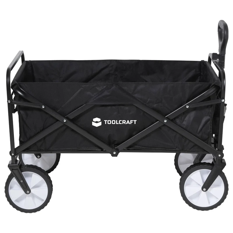 B-Ware Toolcraft Bollerwagen Handwagen Transportwagen Faltbar Stahl 80KG Polypropylen