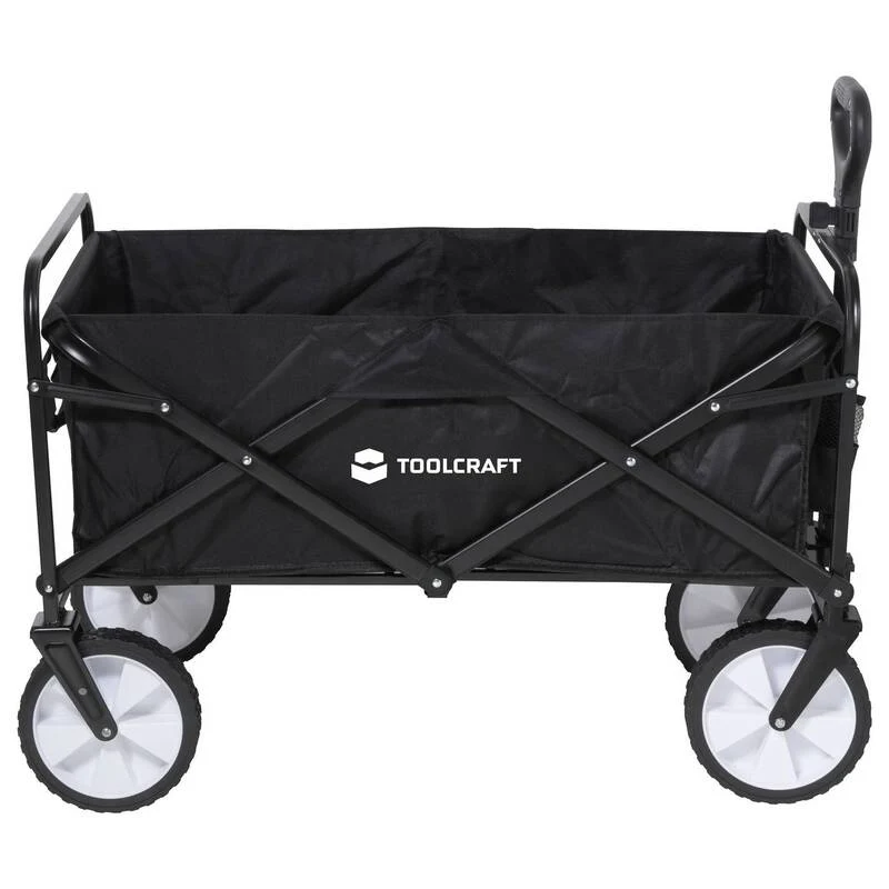B-Ware Toolcraft Bollerwagen Handwagen Transportwagen Faltbar Stahl 80KG Polypropylen
