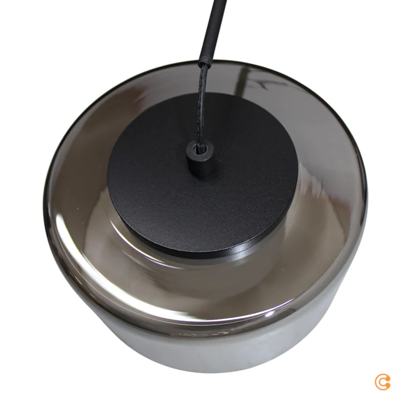 B-Ware Paul Neuhaus Hängelampe Pendelleuchte LED Glas schwarz dimmbar Rika 135 cm890