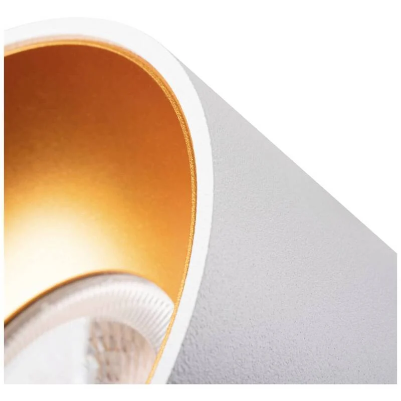 5x B-Ware Kanlux Deckenleuchte MINI RITI GU10 LED Lampe Leuchte dimmbar gold Ø 85 mm weiß