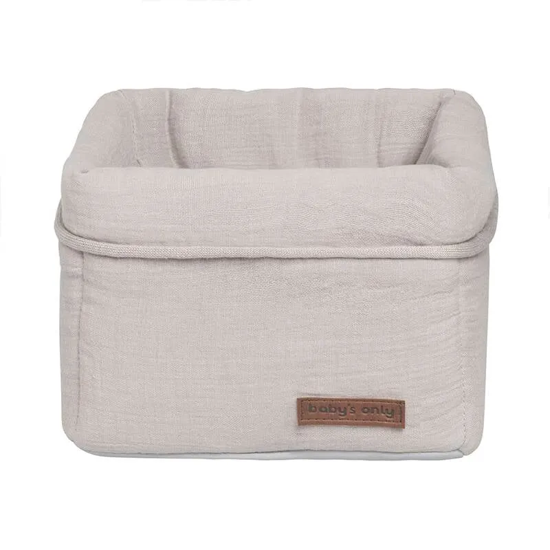 B-Ware Baby's Only Korb Babyartikel Kinderzimmer Aufbewahrungskorb Aufbewahrung Taupe