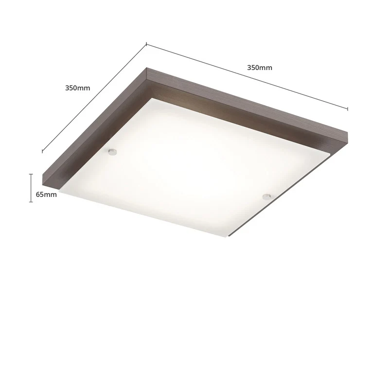 B-Ware Envostar Kerio Deckenlampe 35x35 cm wenge Deckenleuchte Lampe Leuchte Spot
