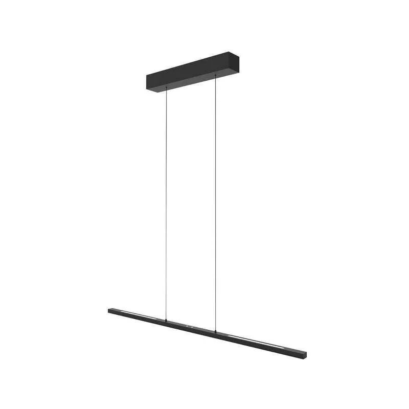 B-Ware Steinhauer LED Pendelleuchte Hängelampe Bande CCT Dimmer schwarz 120 cm