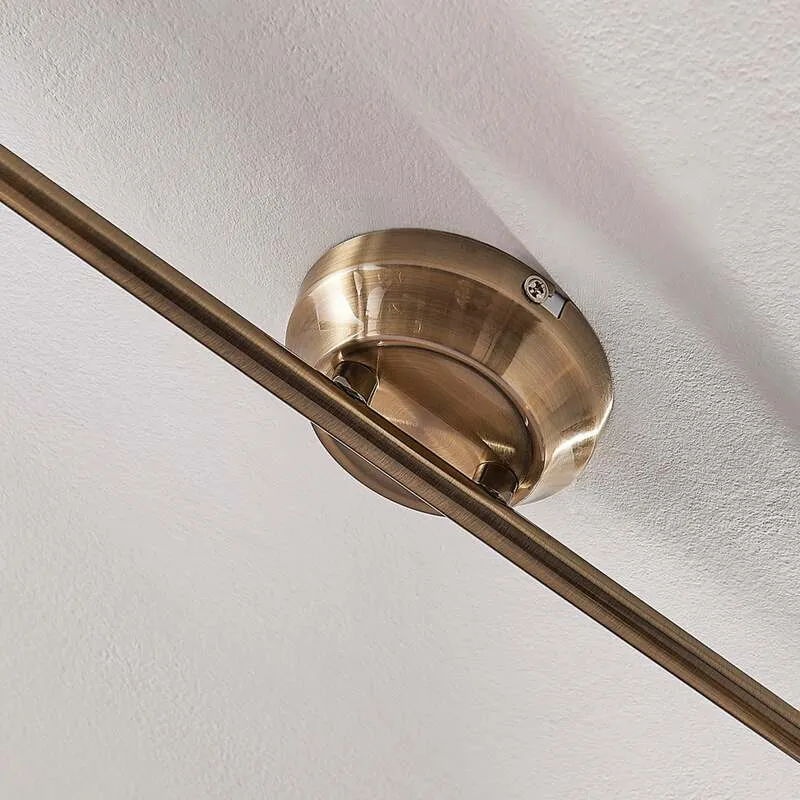 B-Ware Lindby Deckenlampe Deckenleuchte Perseas Altmessing 6 Flammig Strahler GU10311