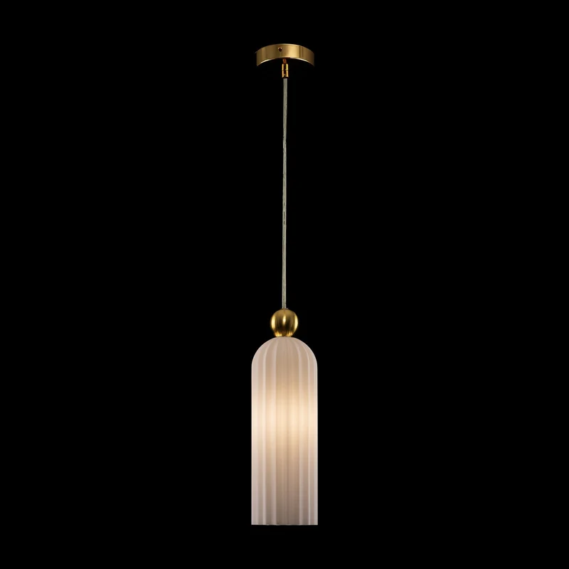 B-Ware Maytoni Antic Hängeleuchte Hängelampe Lampe Leuchte hängend Glasschirm in Grau
