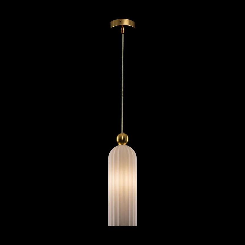 B-Ware Maytoni Antic Hängeleuchte Hängelampe Lampe Leuchte hängend Glasschirm in Grau