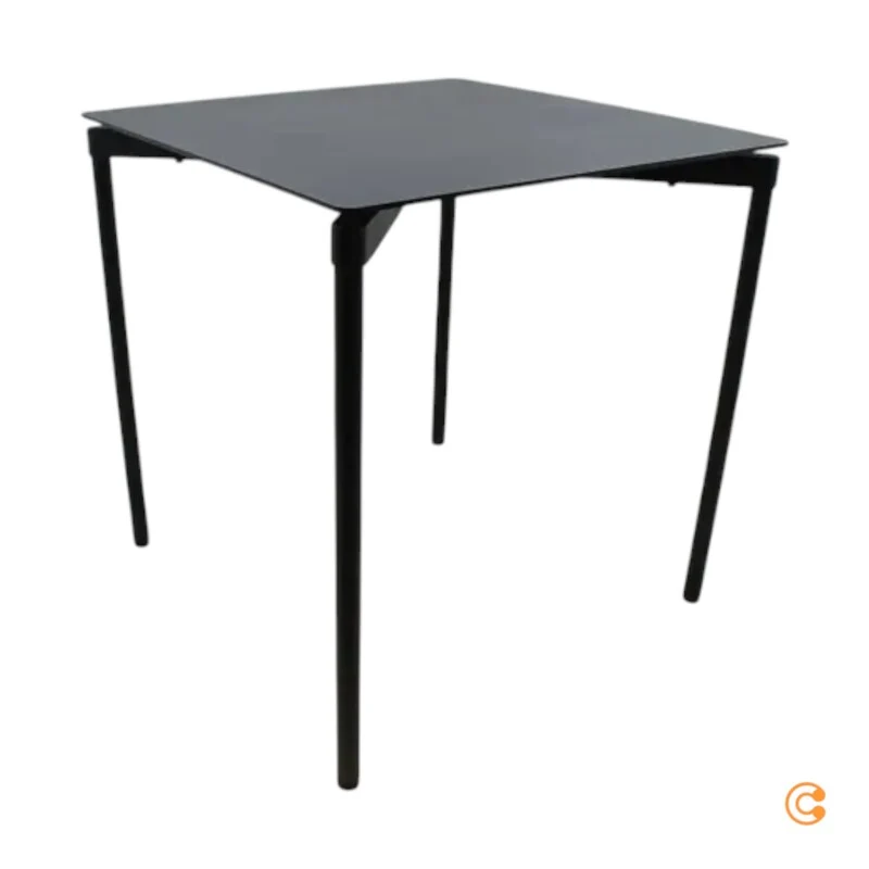 B-Ware Petite Friture Esstisch Tisch FROMME Schwarz Outdoor Möbel Aluminium 70 cm