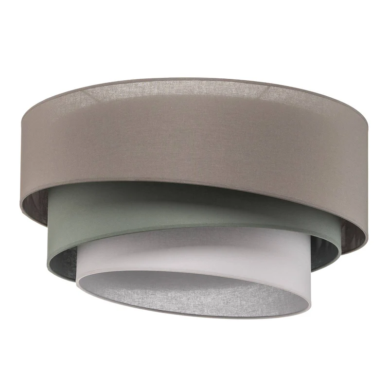 B-Ware Euluna Deckenleuchte Trio monocolor Deckenlampe Lampe Leuchte mit Stoffschirm