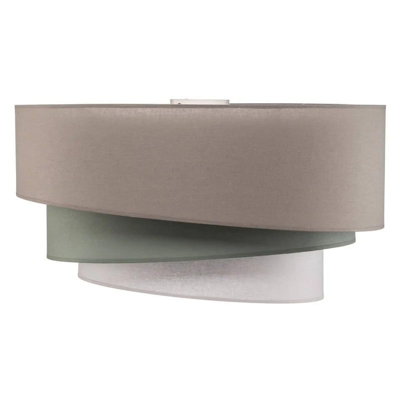 B-Ware Euluna Deckenleuchte Trio monocolor Deckenlampe Lampe Leuchte mit Stoffschirm