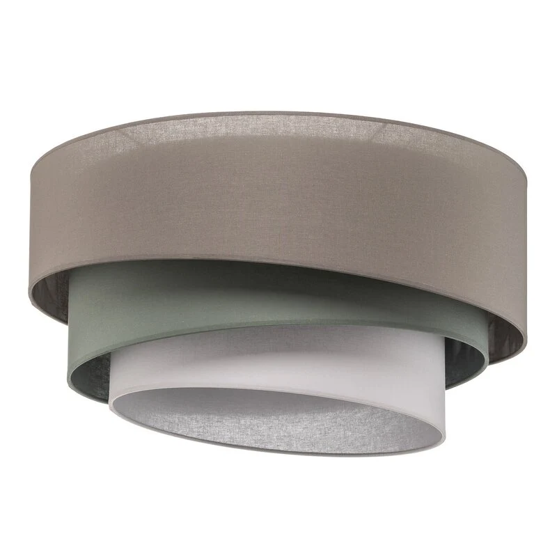 B-Ware Euluna Deckenleuchte Trio monocolor Deckenlampe Lampe Leuchte mit Stoffschirm