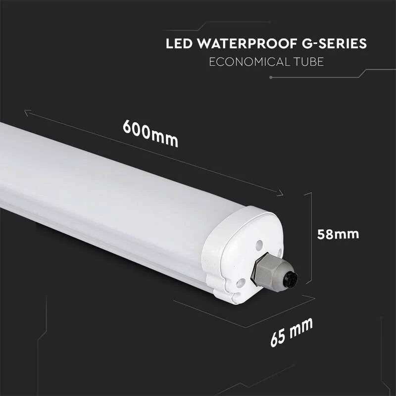 4x B-Ware V-TAC LED-Feuchtraumleuchte Neutralweiß 18W EEK E VT-6076 LED-Röhre 4STÜCK