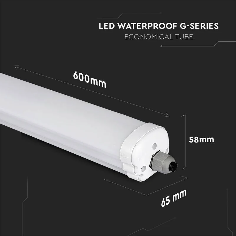 4x B-Ware V-TAC LED-Feuchtraumleuchte LED-Röhre VT-6076 Neutralweiß EEK E 18W 4 STÜCK