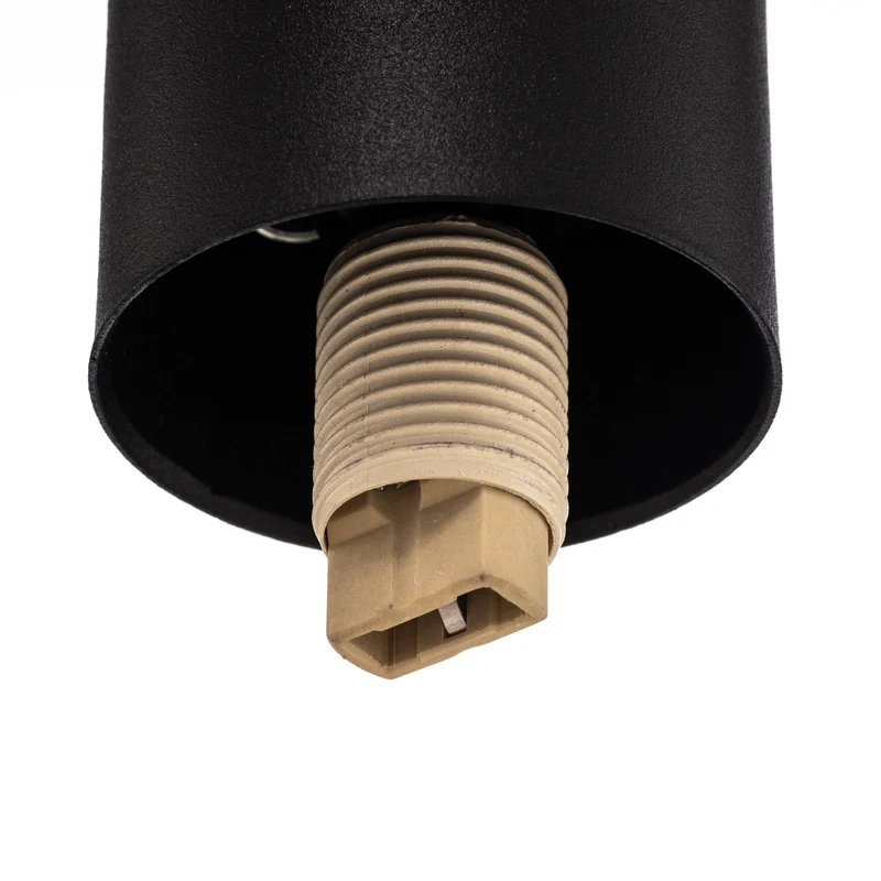 B-Ware Hängeleuchte Capri Pendelleuchte schwarz Glas Metall 3-flammig dimmbar G9 LED