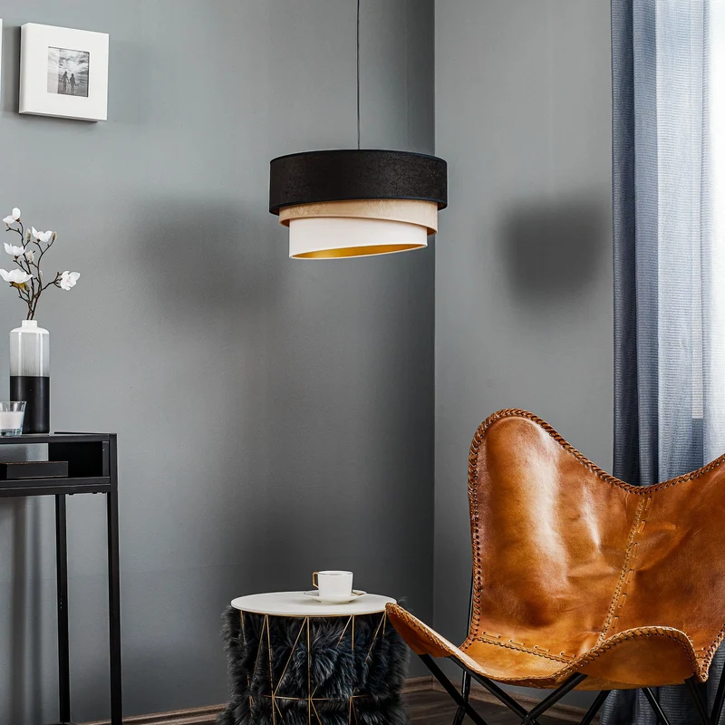 B-Ware Hängeleuchte Devon Hängelampe Pendellampe Pendelleuchte Deckenlampe Ø45cm Lampe