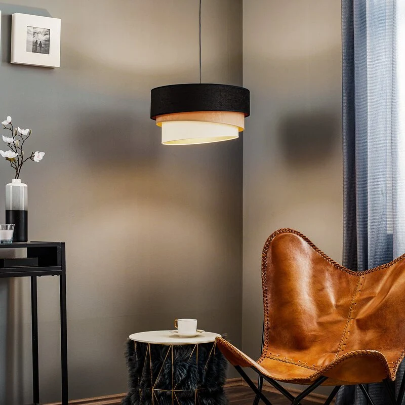 B-Ware Hängeleuchte Devon Hängelampe Pendellampe Pendelleuchte Deckenlampe Ø45cm Lampe