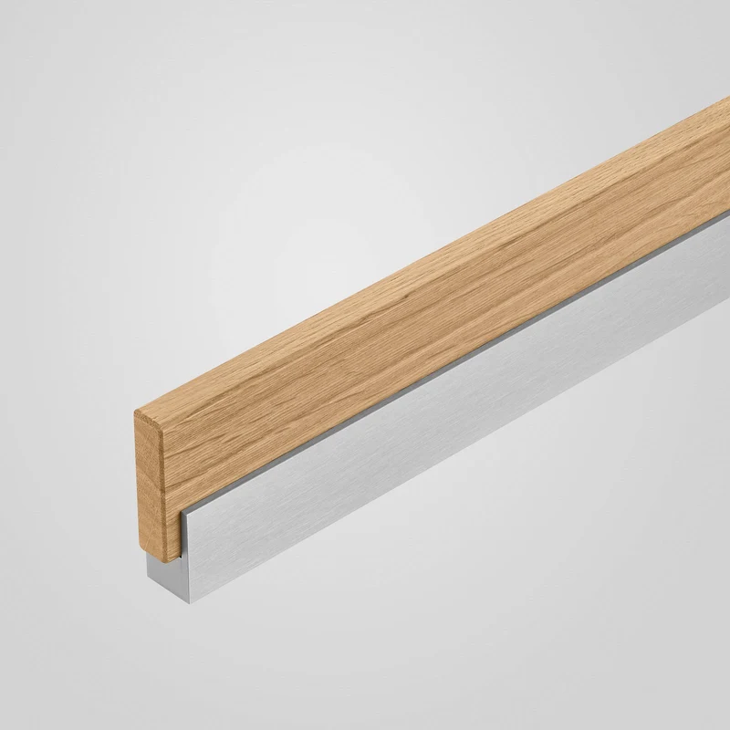 B-Ware Quitani Hängeleuchte Pendelleuchte LED Eiche Nickel verstellbar Keijo 103 cm