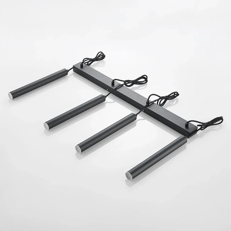B-Ware Arcchio LED Hängeleuchte Pendelleuchte Kammeron schwarz Metall 80 cm LED 30127