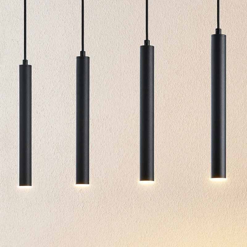 B-Ware Arcchio LED Hängeleuchte Pendelleuchte Kammeron schwarz Metall 80 cm LED 30127