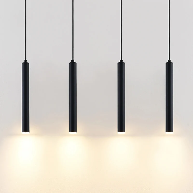 B-Ware Arcchio LED Hängeleuchte Pendelleuchte Kammeron schwarz Metall 80 cm LED 30127