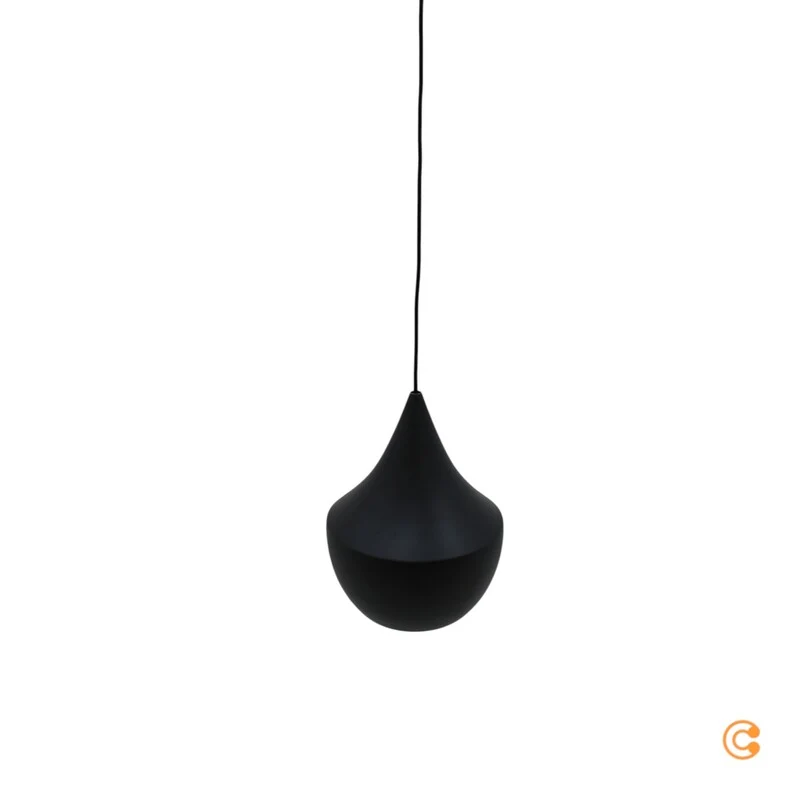 B-Ware Tom Dixon Pendelleuchte Hängeleuchte Beat Fat LED Schwarz Messing Warmweiß Ø24cm
