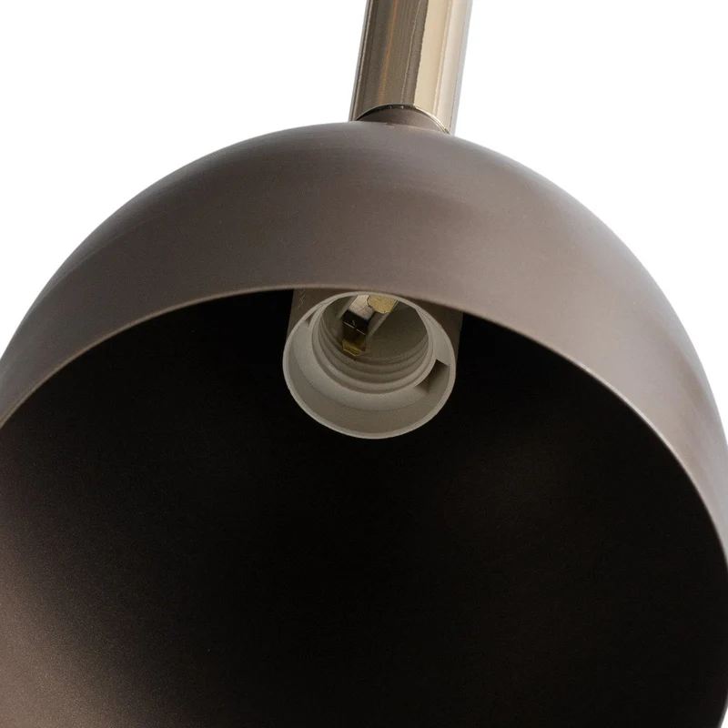B-Ware Luminex Hängelampe Pendelleuchte Noak Lampe Leuchte 3-flg titan gold Stahl