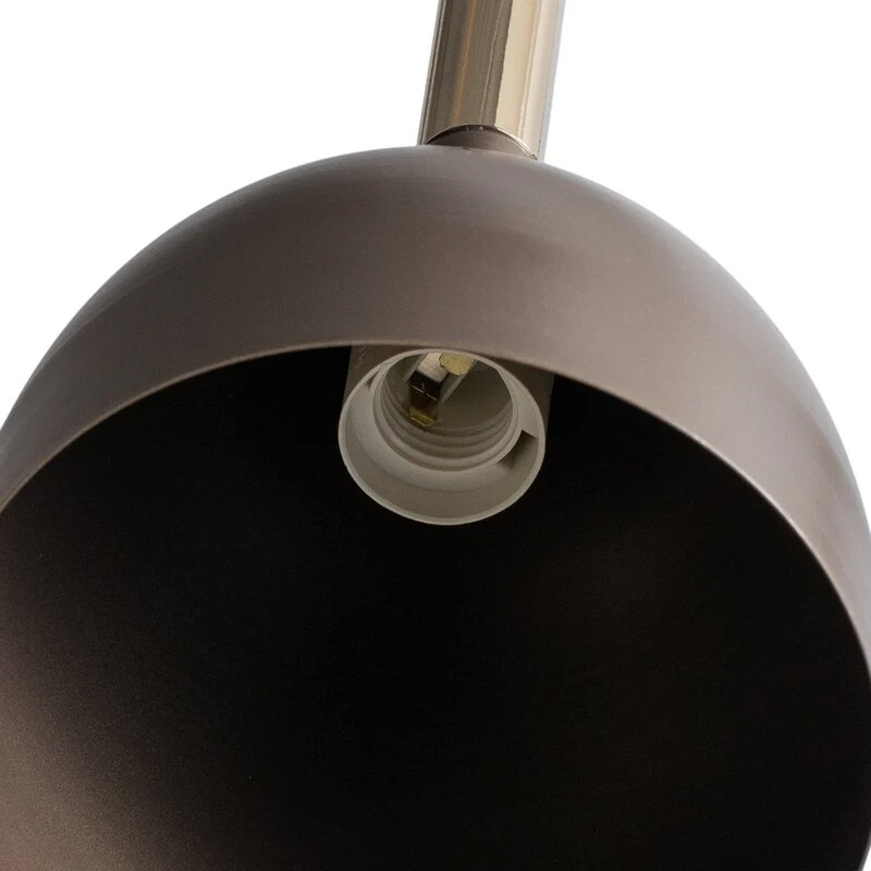 B-Ware Luminex Hängelampe Pendelleuchte Noak Lampe Leuchte 3-flg titan gold Stahl