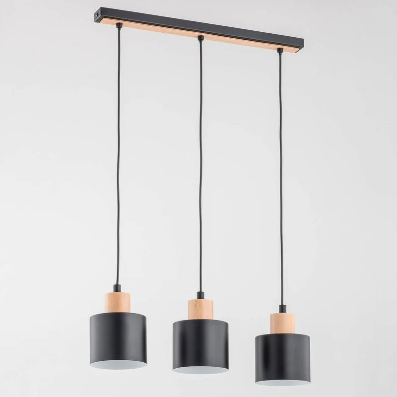 B-Ware Envostar Hängeleuchte Pendelleuchte Ilva Leuchte Lampe schwarz dreiflammig