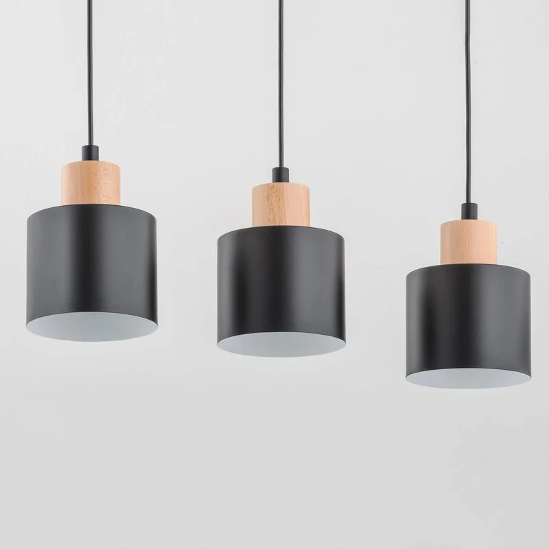 B-Ware Envostar Hängeleuchte Pendelleuchte Ilva Leuchte Lampe schwarz dreiflammig