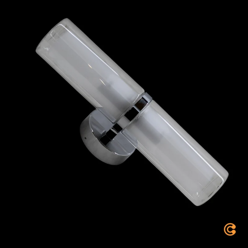 B-Ware Paulmann Luena Wandleuchte Wandlampe IP44 chrom E14 2-flg Badezimmerleuchte258