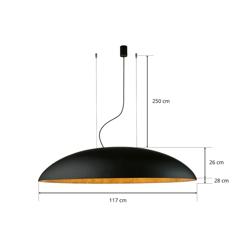 B-Ware Nowodvorski-Lighting Hängeleuchte Deckenlampe Pendelleuchte Canoe V schwarz g422