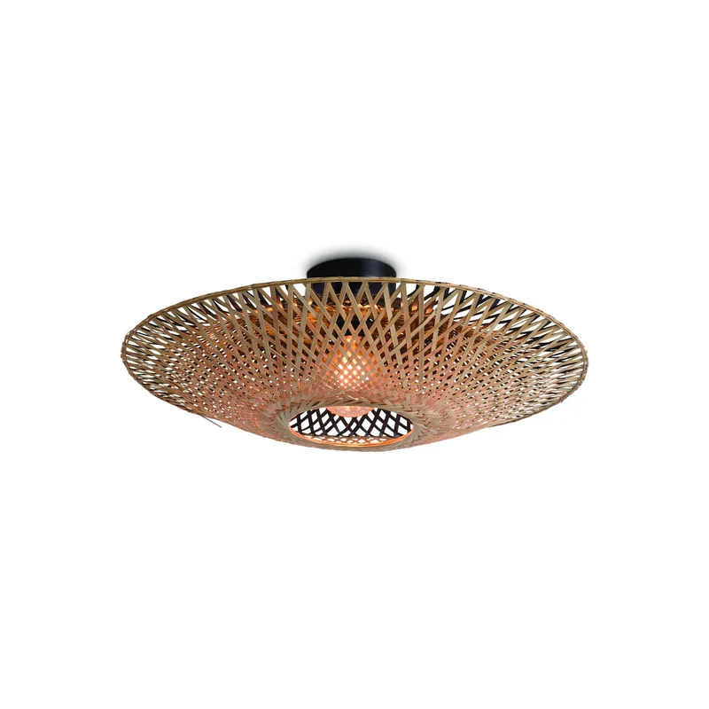 B-Ware Good Mojo Deckenleuchte Lampe Kalimantan Bambus 44cm E27 LED SIEHE TEXT/FOTO
