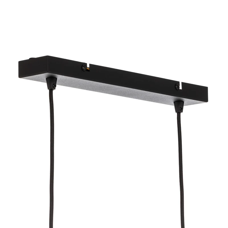 B-Ware Lindby Hängeleuchte Anito schwarz/gold Metall 100cm E27 Deckenleuchte Lampe S738