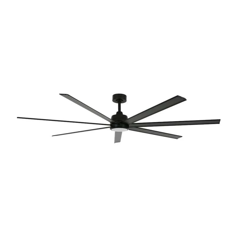 B-Ware Beacon Lighting Deckenventilator Ventilator mit Licht Atlanta schwarz DC Alu