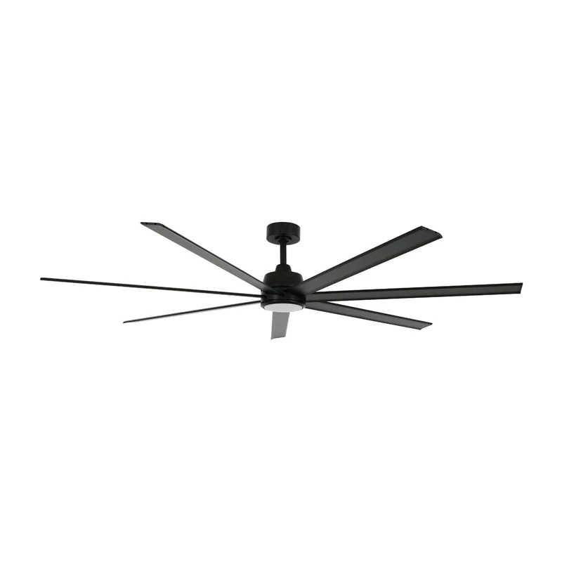 B-Ware Beacon Lighting Deckenventilator Ventilator mit Licht Atlanta schwarz DC Alu