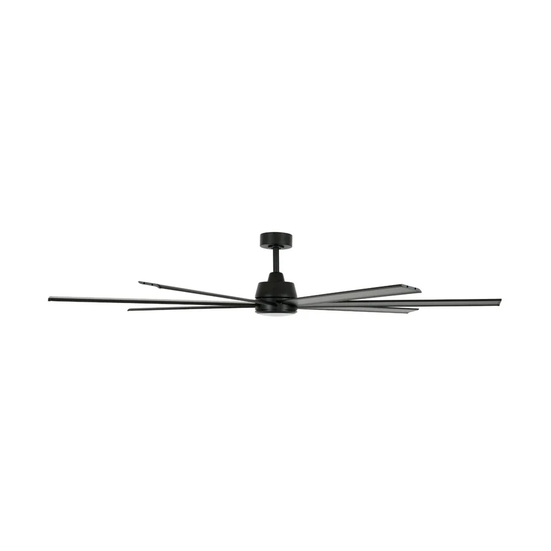 B-Ware Beacon Lighting Deckenventilator Ventilator mit Licht Atlanta schwarz DC Alu