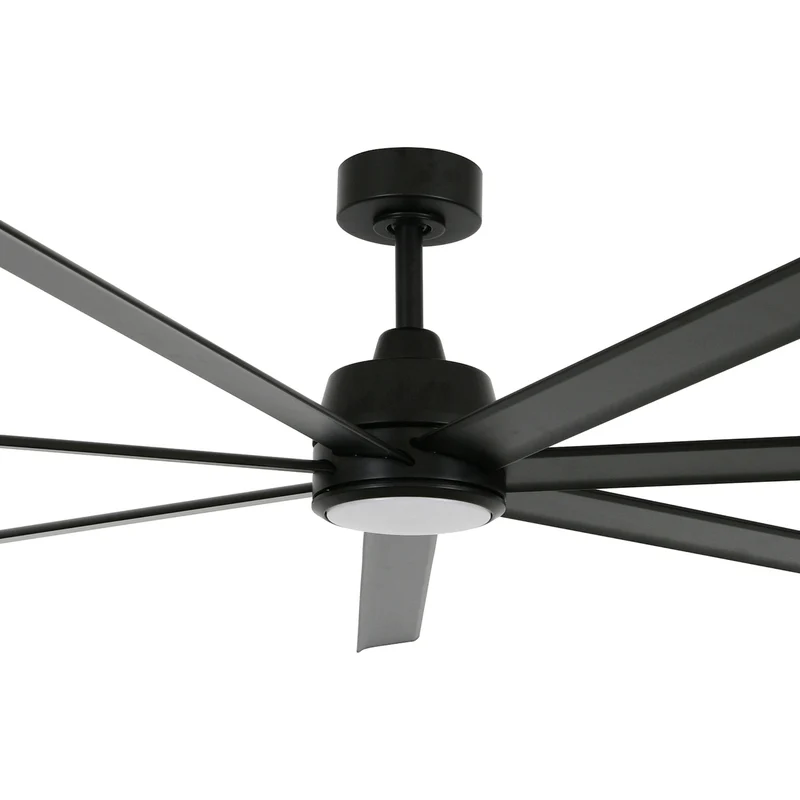 B-Ware Beacon Lighting Deckenventilator Ventilator mit Licht Atlanta schwarz DC Alu