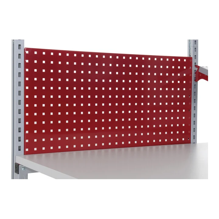 B-Ware Rocholz Lochrückwand Rückwand System FLEX Rubinrot 800x30x200 mm RAL3003