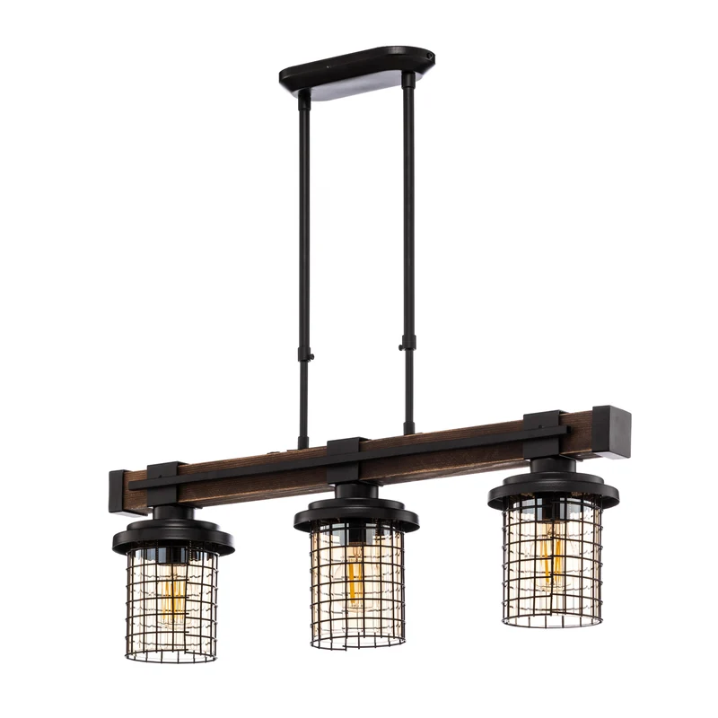 B-Ware Avonni Hängeleuchte AV-4216-3EY Deckenlampe Pendelleuchte höhenverstellbar 3flg