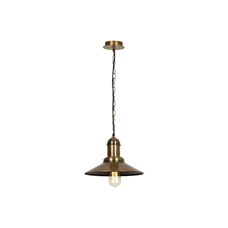 B-Ware Opviq Hängeleuchte Pendelleuchte Sivani Leuchte MR-639 1-flg Ø30cm gold antik