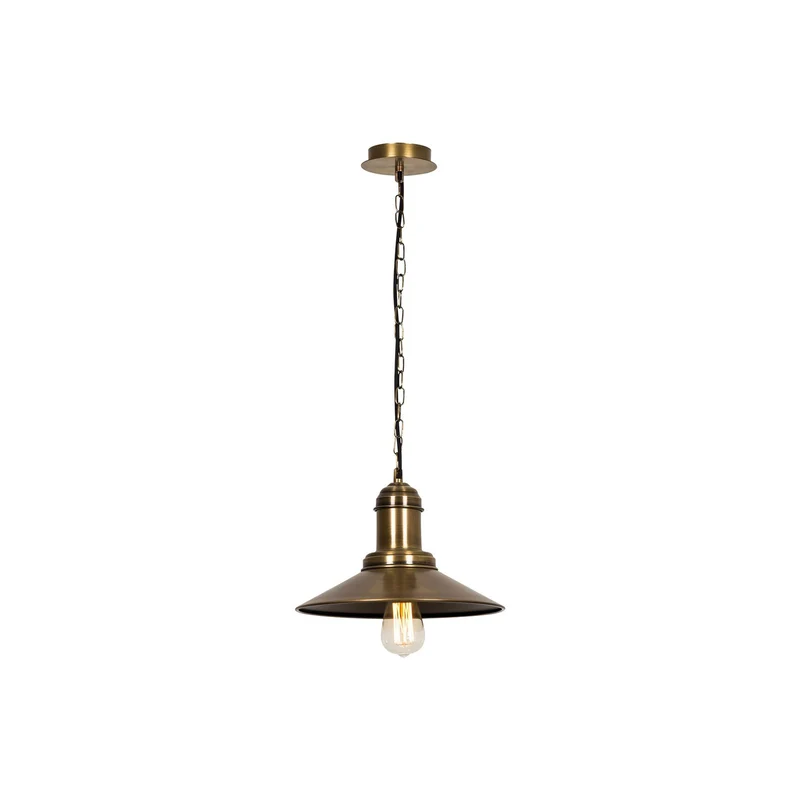 B-Ware Opviq Hängeleuchte Pendelleuchte Sivani Leuchte MR-639 1-flg Ø30cm gold antik