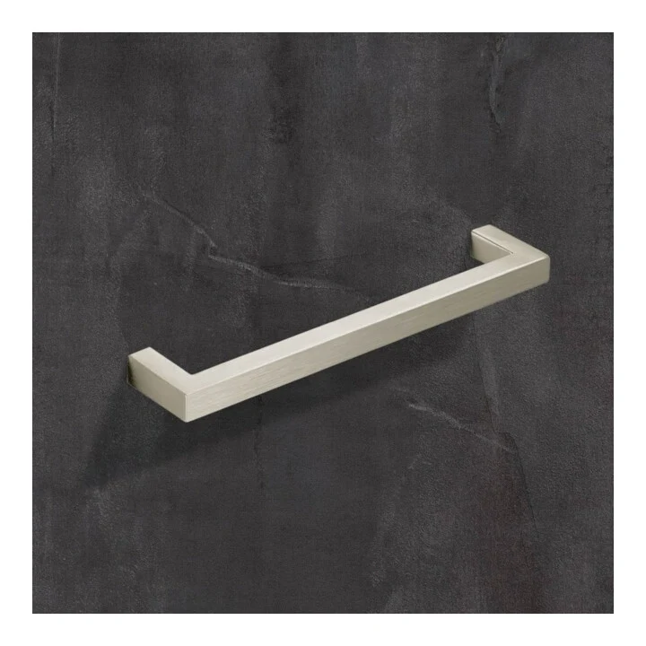 17x B-Ware HETTICH Möbelgriff Griff Anzio Edelstahl 192 mm Knauf gebürstet 202 mm 17 STÜCK